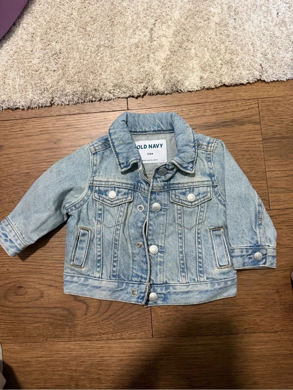 Old Navy Baby Girl Jean Jacket Size 3-6 Month